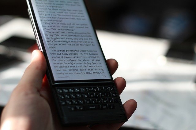 Blackberry jako čtečka